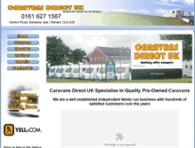 Tablet Screenshot of caravansdirectuk.co.uk